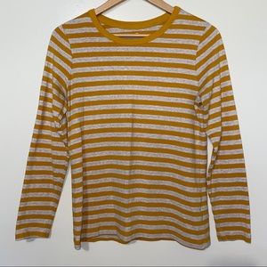 Lands’ End Striped Long Sleeve Tee Size Medium